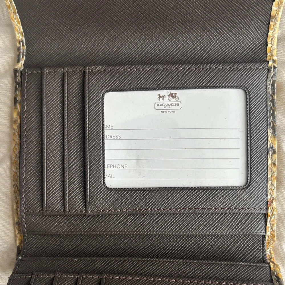 Coach Madison Python Wallet - Picture 9 of 16